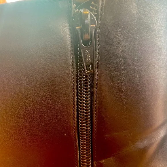 Gianni Bini size 8.5M ankle booties zipper rich brown like new - Picture 7 of 10